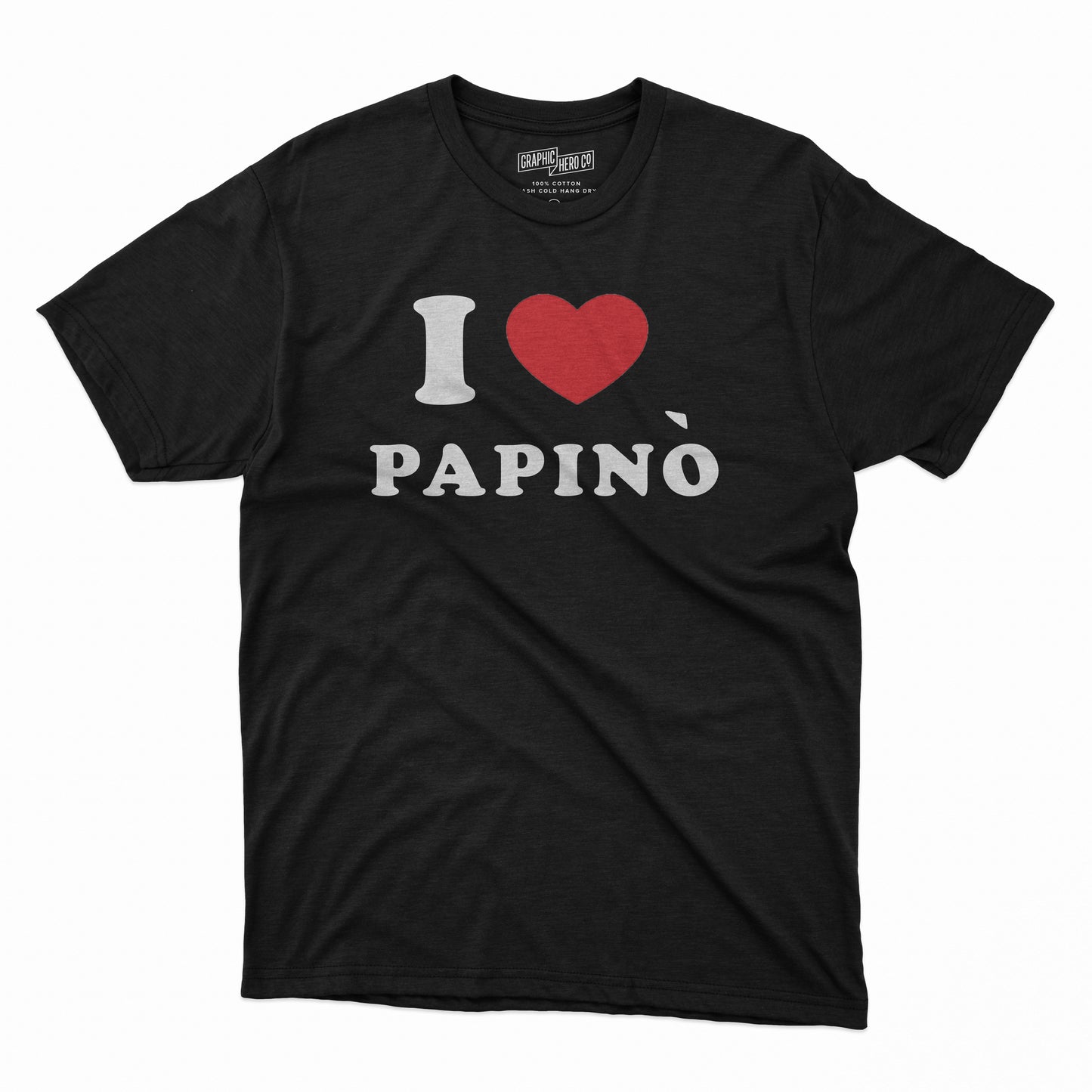 short sleeve t-shirt I Love Papinò